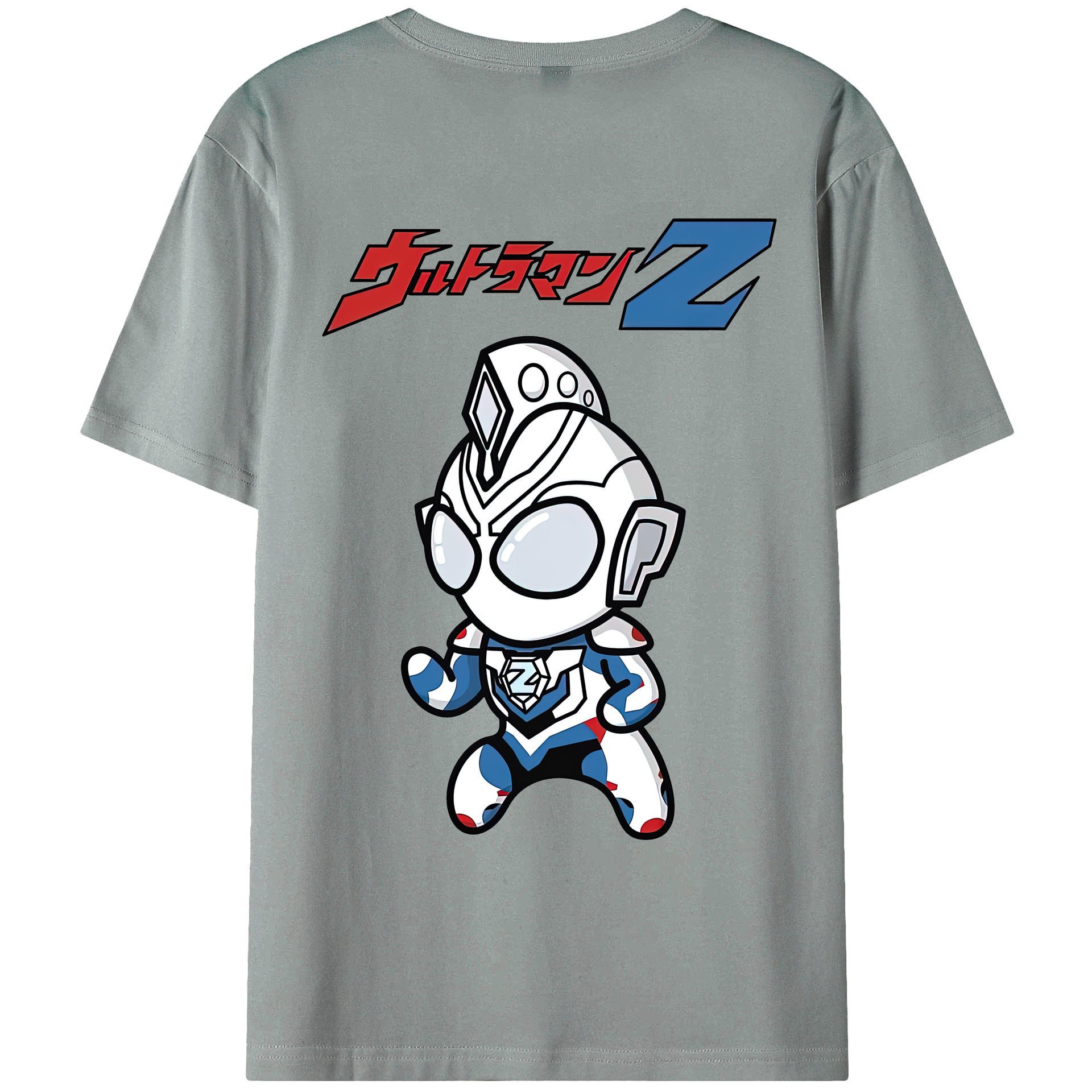 （画像用） ウルトラマン Ultraman 綿100％ メンズ半袖Tシャツ（バックプリント） 通気性